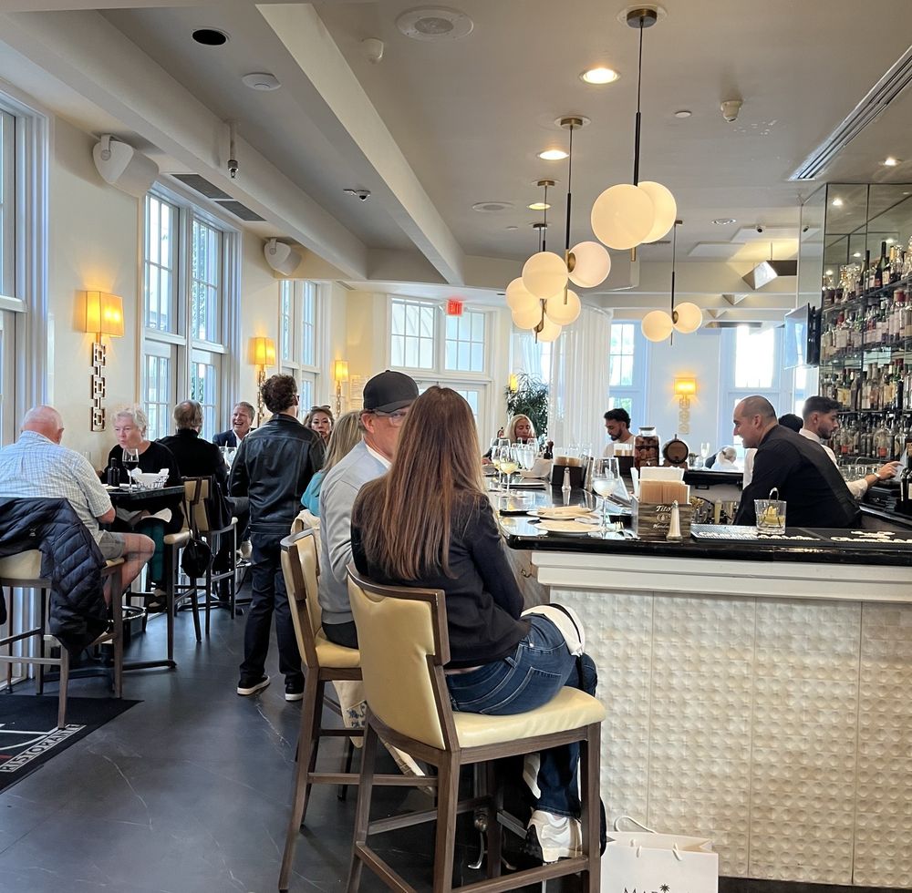 Bice Palm Beach Northern Italian dining room on Worth Avenue