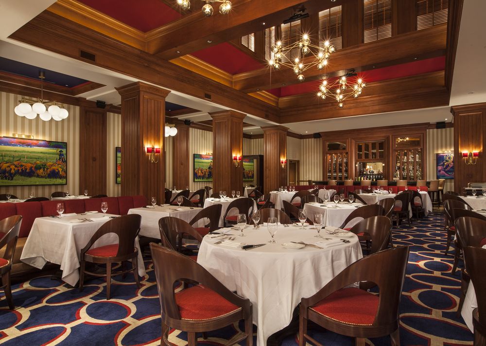 Flagler Steakhouse indoor dining room at The Breakers Palm Beach