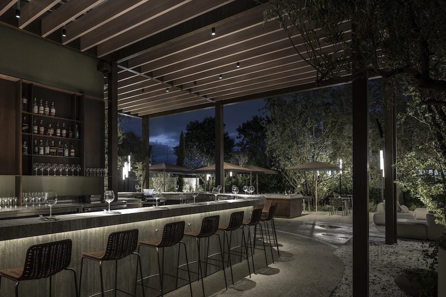 Malka kosher Mediterranean dining room in West Palm Beach