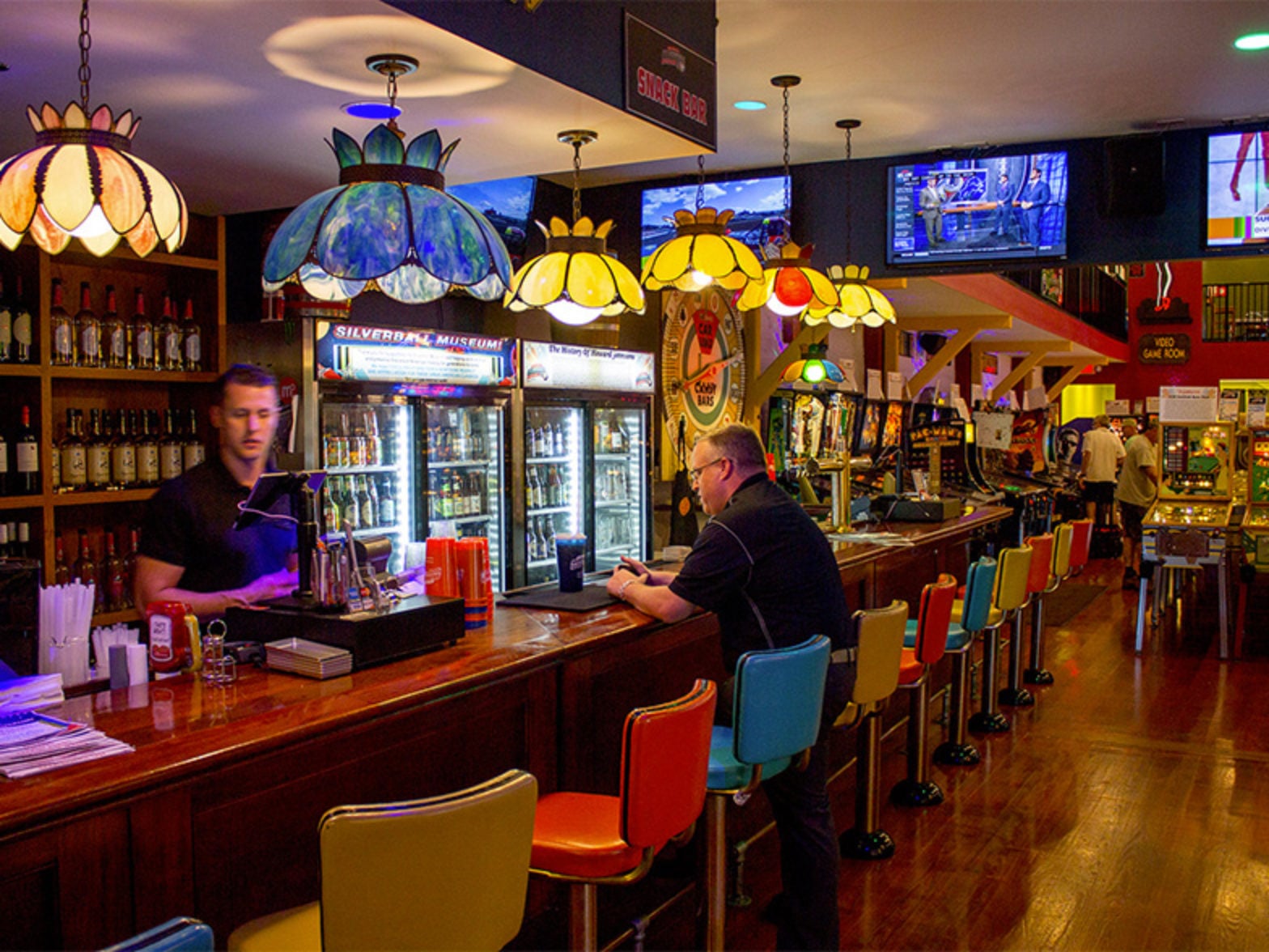 Silverball Retro Arcade happy hour in Delray Beach