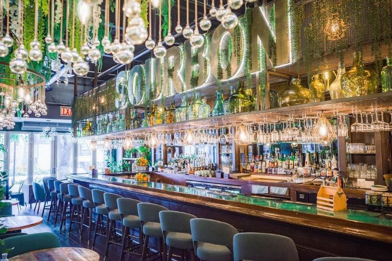 Sourbon Kitchen & Bar — craft cocktails and Southern kitchen in Rosemary Square, West Palm Beach