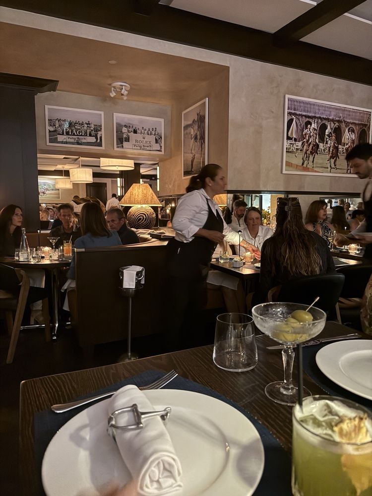 Dining room at The Polo Room Palm Beach